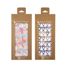 Tissue Paper, Love 4's - Each Sheet 75 x 50cm  